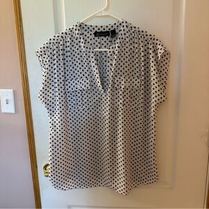 INC Polka Dot Blouse